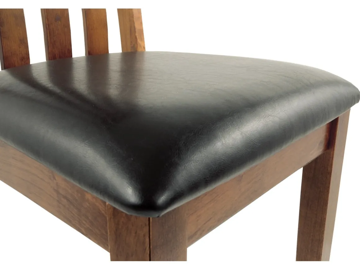 Ralene Side Chair In Medium Brown, Set Of 2