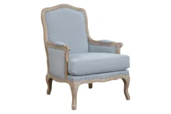 Regal Accent Chair In Light Blue