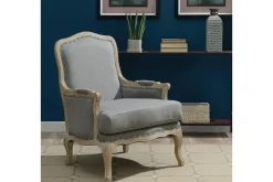 Regal Accent Chair In Light Blue