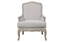 Regal Accent Chair In Light Blue