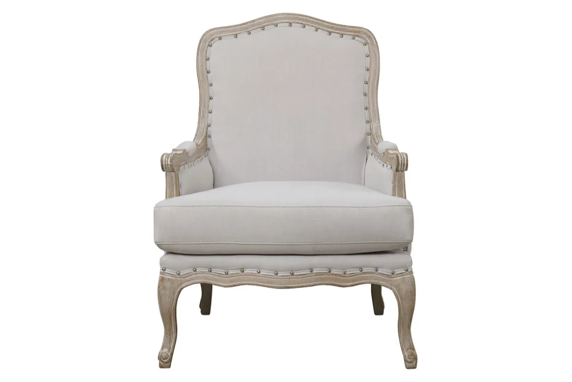 Regal Accent Chair In Light Blue