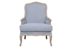 Regal Accent Chair In Light Blue