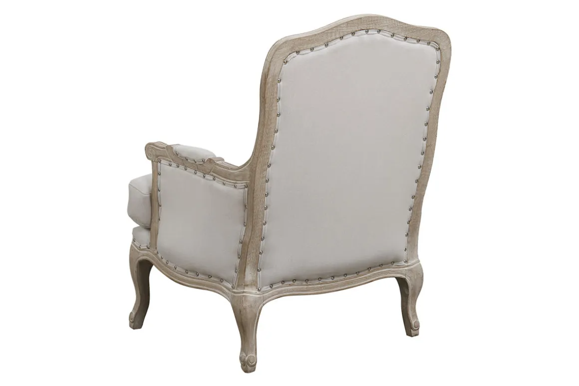 Regal Accent Chair In Light Blue