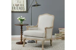 Regal Accent Chair In Light Blue