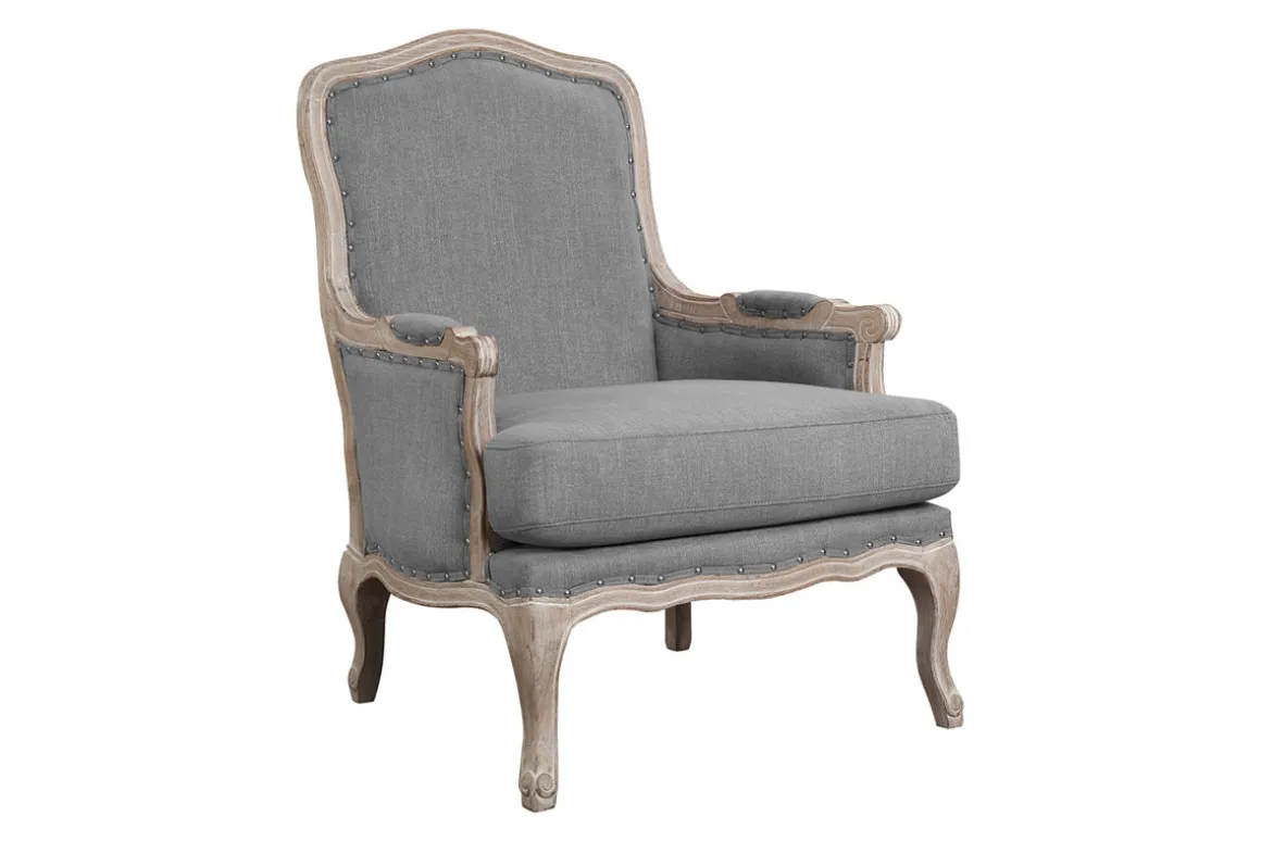 Regal Accent Chair In Light Blue
