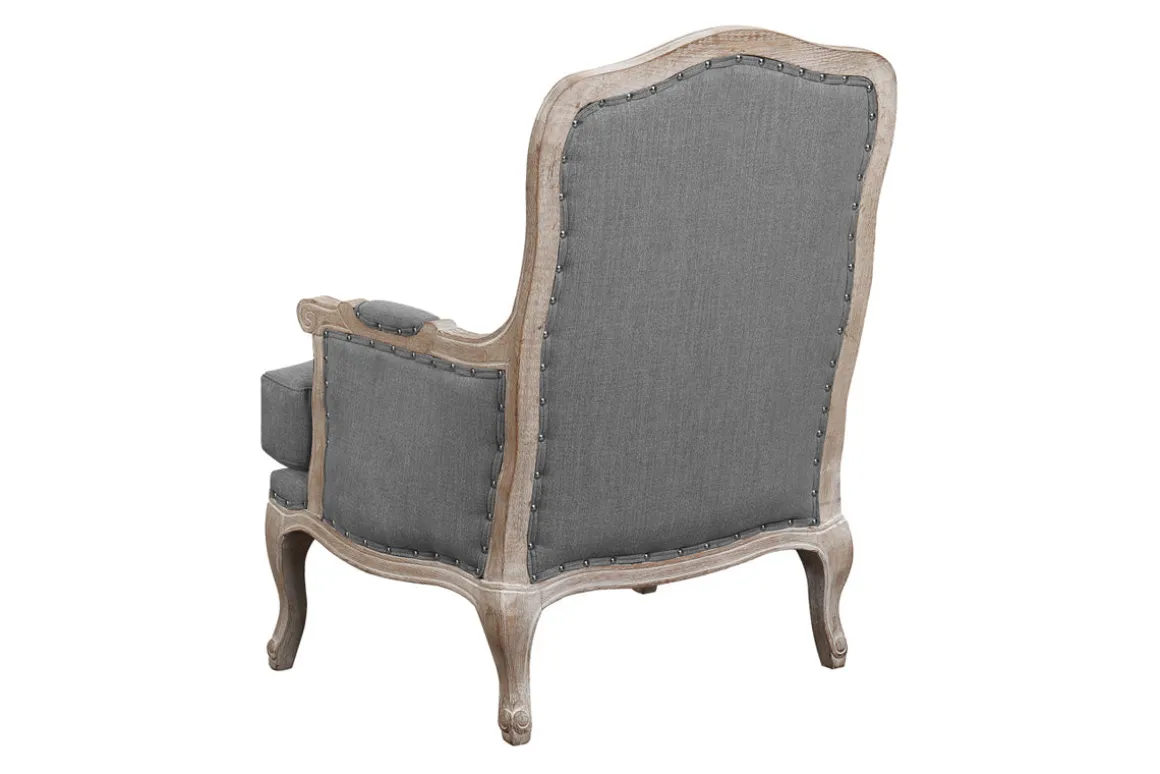 Regal Accent Chair In Light Blue