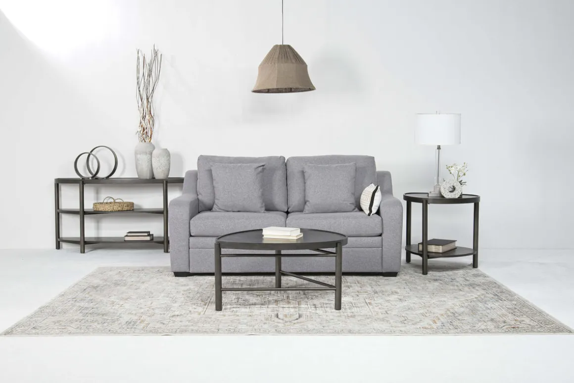 Regalla Full Sleeper Sofa W/ Mattress In Gray