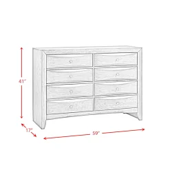 Remi Dresser In Gray