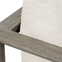 Remsen Outdoor Lounge Chair In Brown