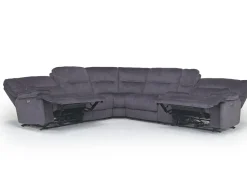 Retreat 6 Piece Power Sectional In Cognac Leather