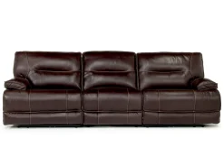 Retreat Power Sofa & Loveseat In Cognac Leather