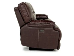 Retreat Power Sofa & Loveseat In Cognac Leather