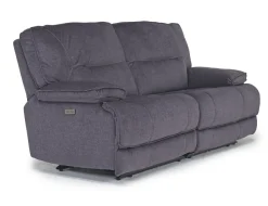 Retreat Power Sofa & Loveseat In Cognac Leather