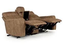 Rhys 2 Power Console Loveseat In Gray