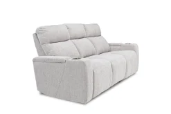 Rhys 2 Power Sofa In Brown