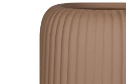 Ridge Vase In Brown, Set Of 2