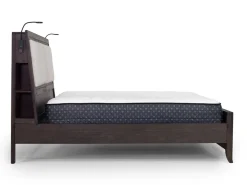 Riley Bookcase Bed In Carbonite, Ca King