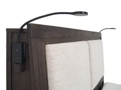 Riley Bookcase Bed In Carbonite, Ca King