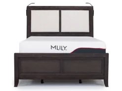 Riley Bookcase Bed In Carbonite, Ca King