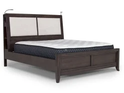 Riley Bookcase Bed In Carbonite, Ca King