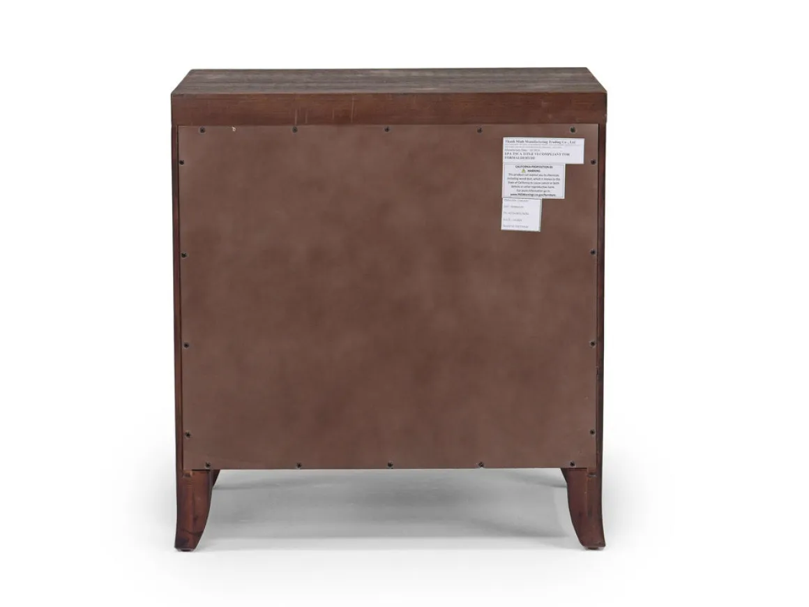 Riley Nightstand In Carbonite