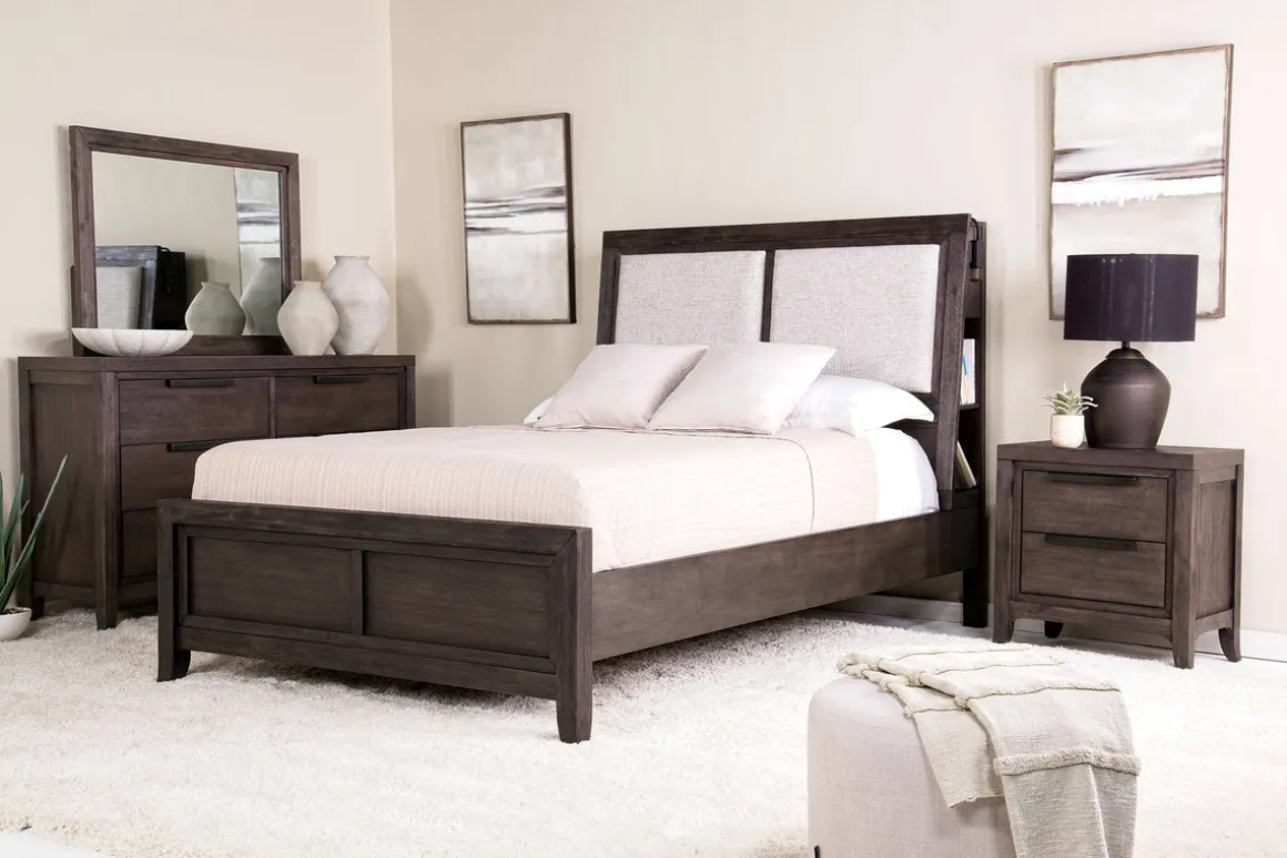 Riley Nightstand In Carbonite