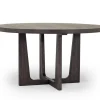 Riley Round Dining Table In Carbonite