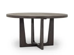 Riley Round Dining Table In Carbonite