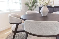 Riley Round Dining Table In Carbonite