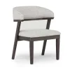 Riley Upholstered Arm Chair In Carbonite