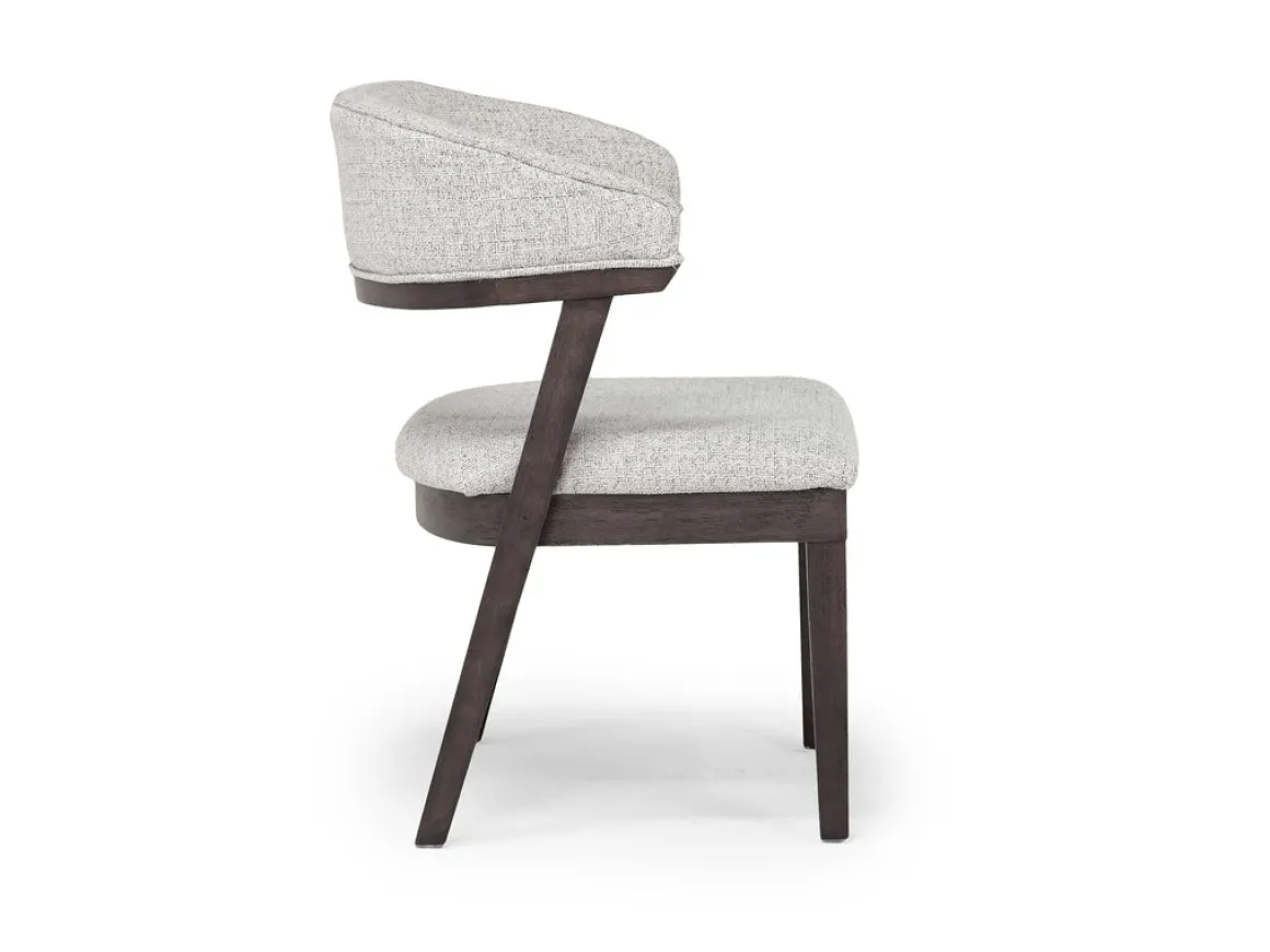 Riley Upholstered Arm Chair In Carbonite
