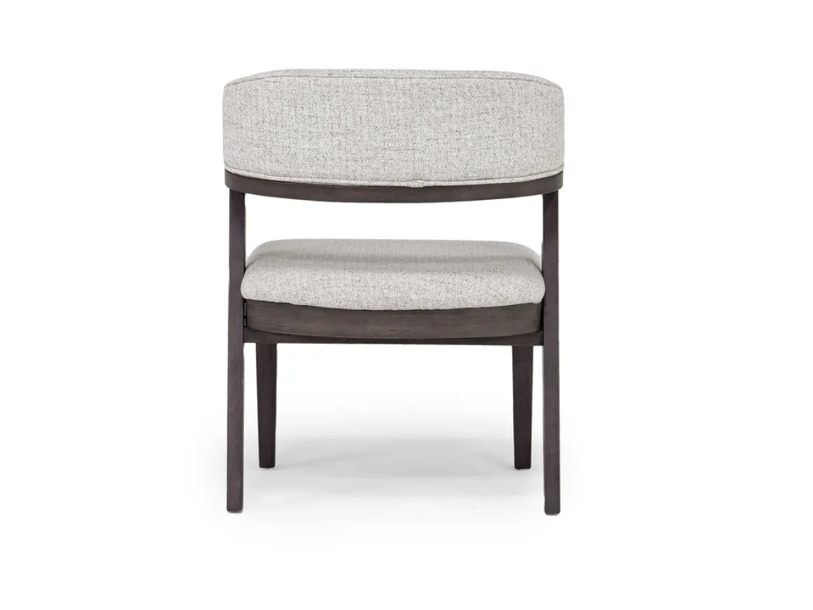 Riley Upholstered Arm Chair In Carbonite