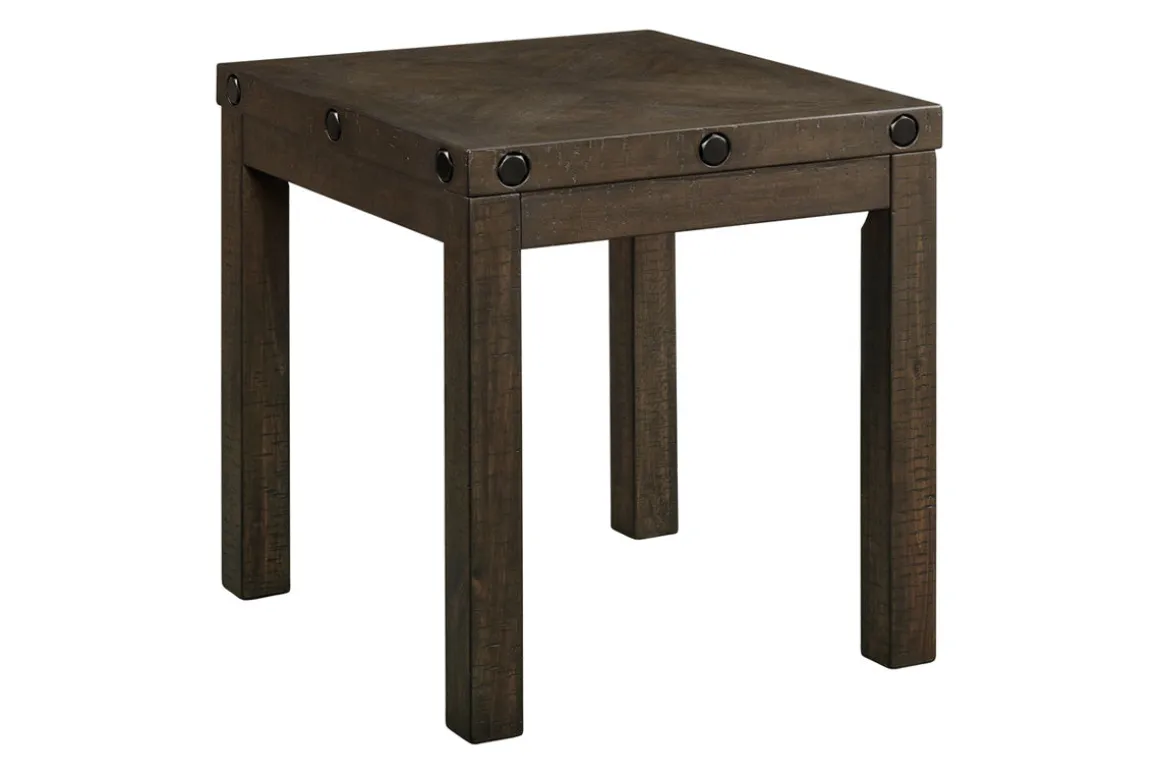 Rio End Table In Charcoal
