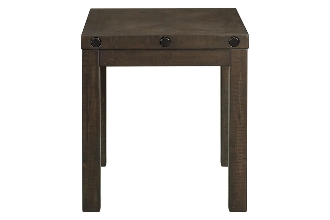Rio End Table In Charcoal
