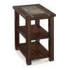 Roanoke Chairside Table In Brown