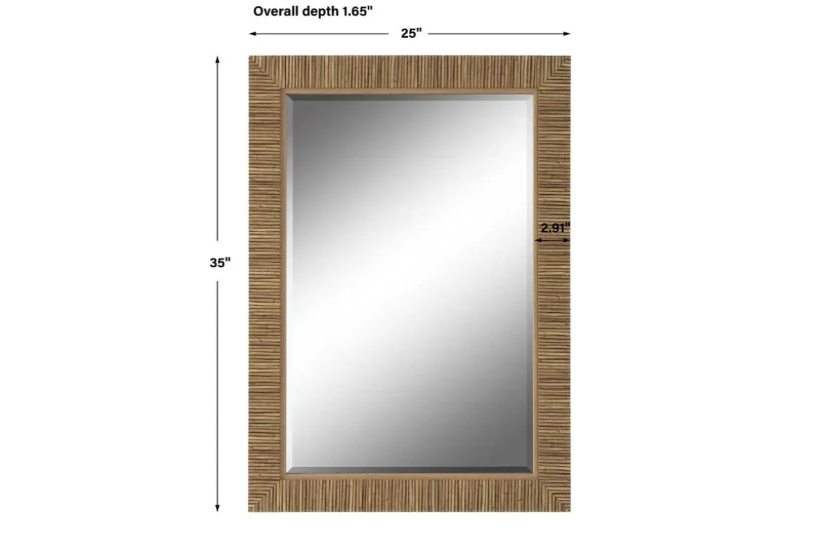 Roland Accent Mirror In Brown