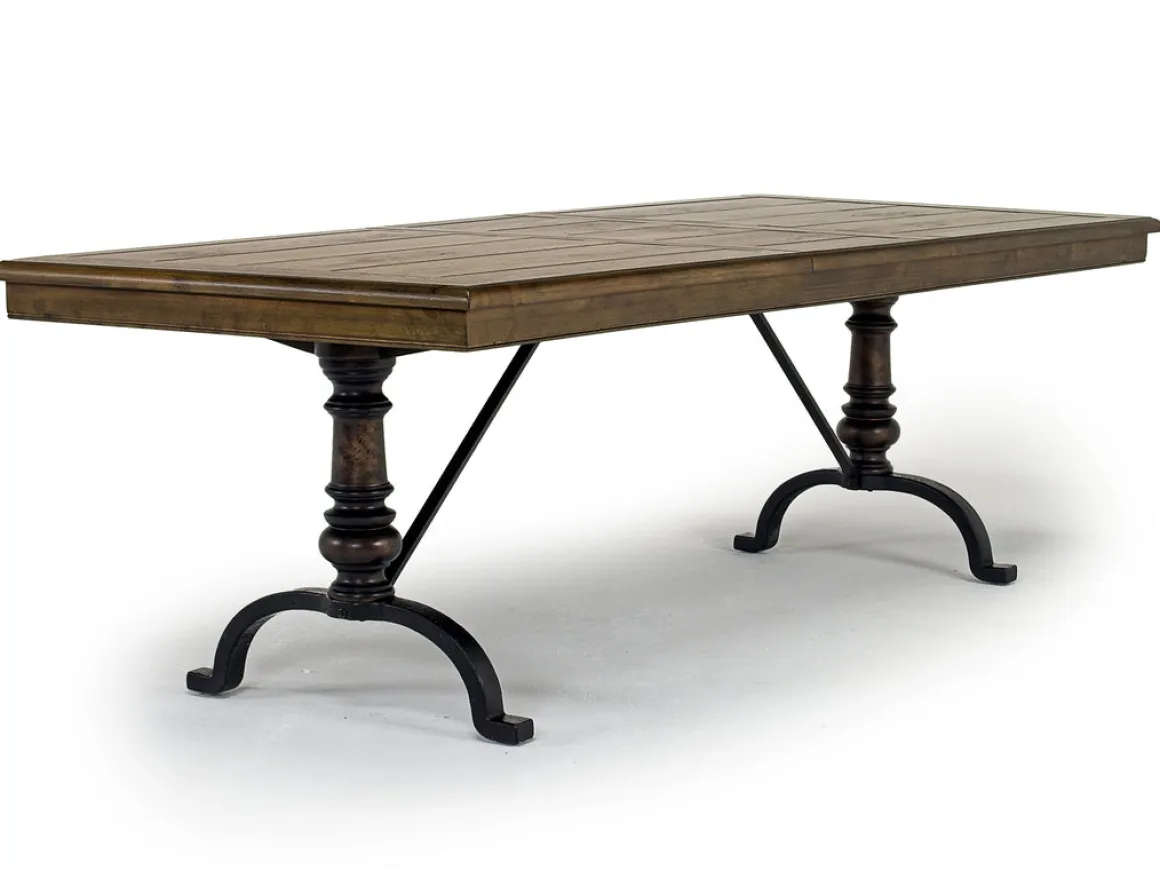 Roxy Extendable Dining Table In Vintage Taupe