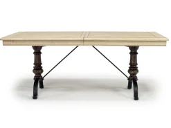 Roxy Extendable Dining Table In Vintage Taupe