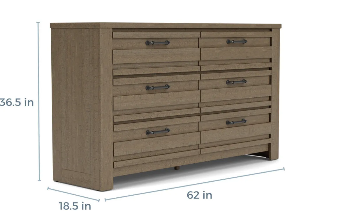 Ruff Hewn Dresser In Gray