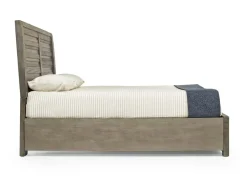 Ruff Hewn Panel Bed In Brown, Queen