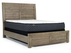 Ruff Hewn Panel Bed In Brown, Queen