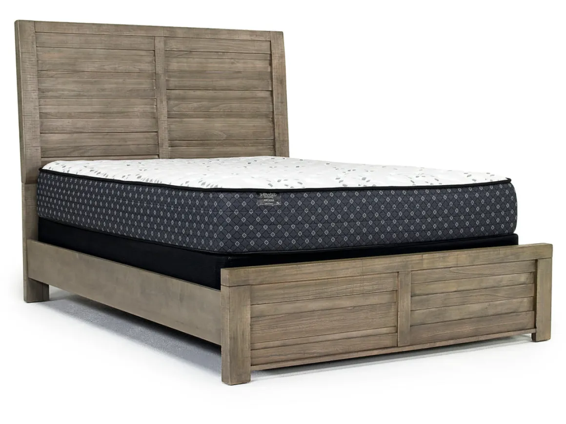 Ruff Hewn Panel Bed In Brown, Queen