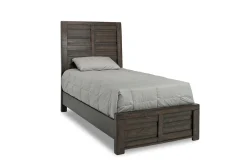 Ruff Hewn Panel Bed In Brown, Queen