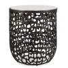 Sabena Outdoor Round End Table In Black