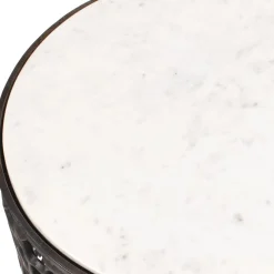 Sabena Outdoor Round End Table In Black