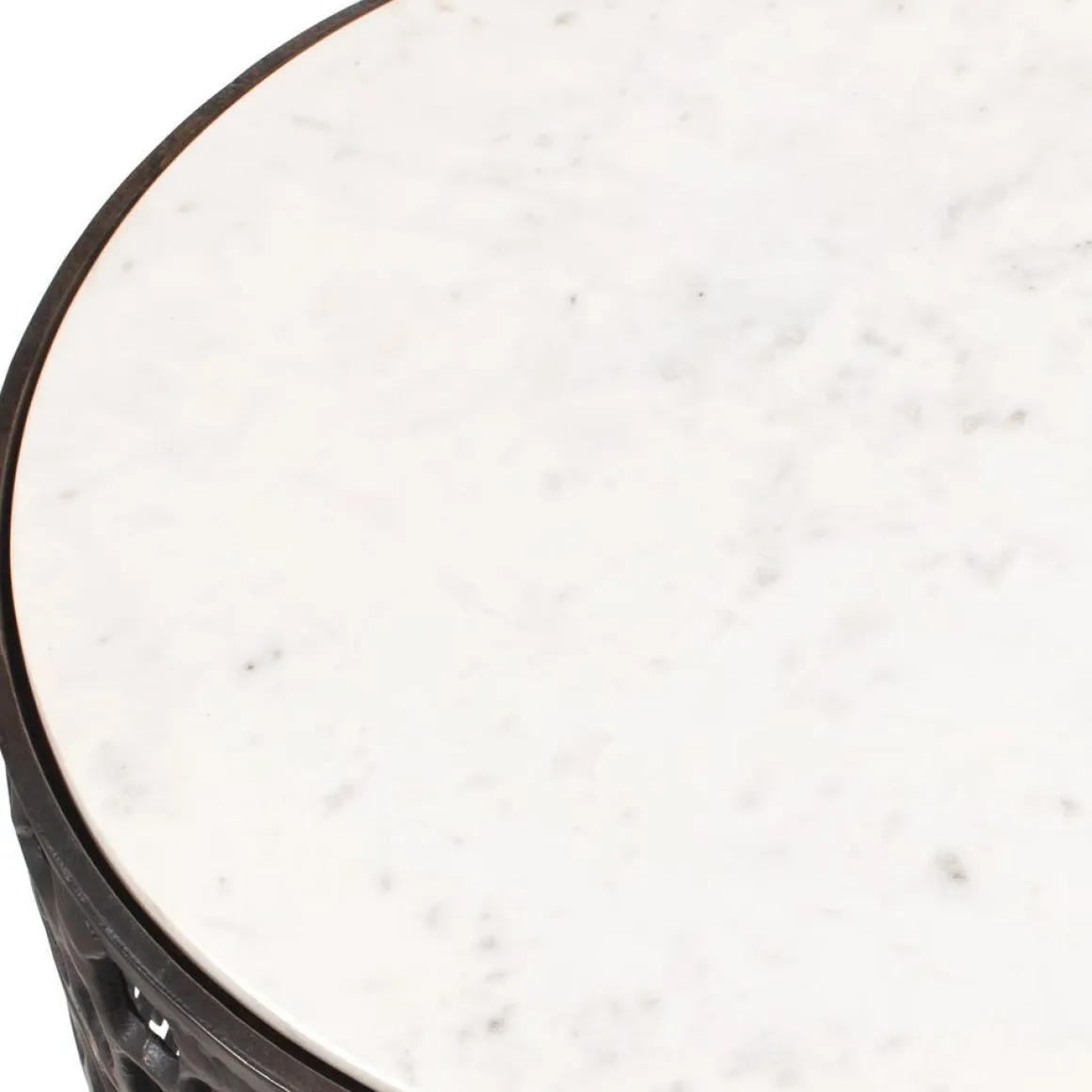 Sabena Outdoor Round End Table In Black