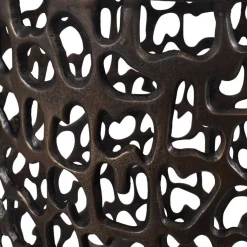 Sabena Outdoor Round End Table In Black