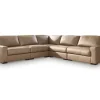 Sahara 5 Piece Sectional In Sahara Leather