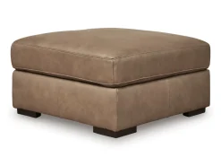 Sahara Oversized Ottoman In Sahara Leather