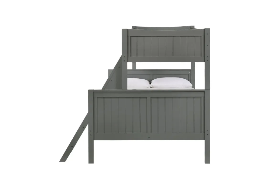 Sami Bunk Bed W/ Ladder In Espresso, Twin/ Twin